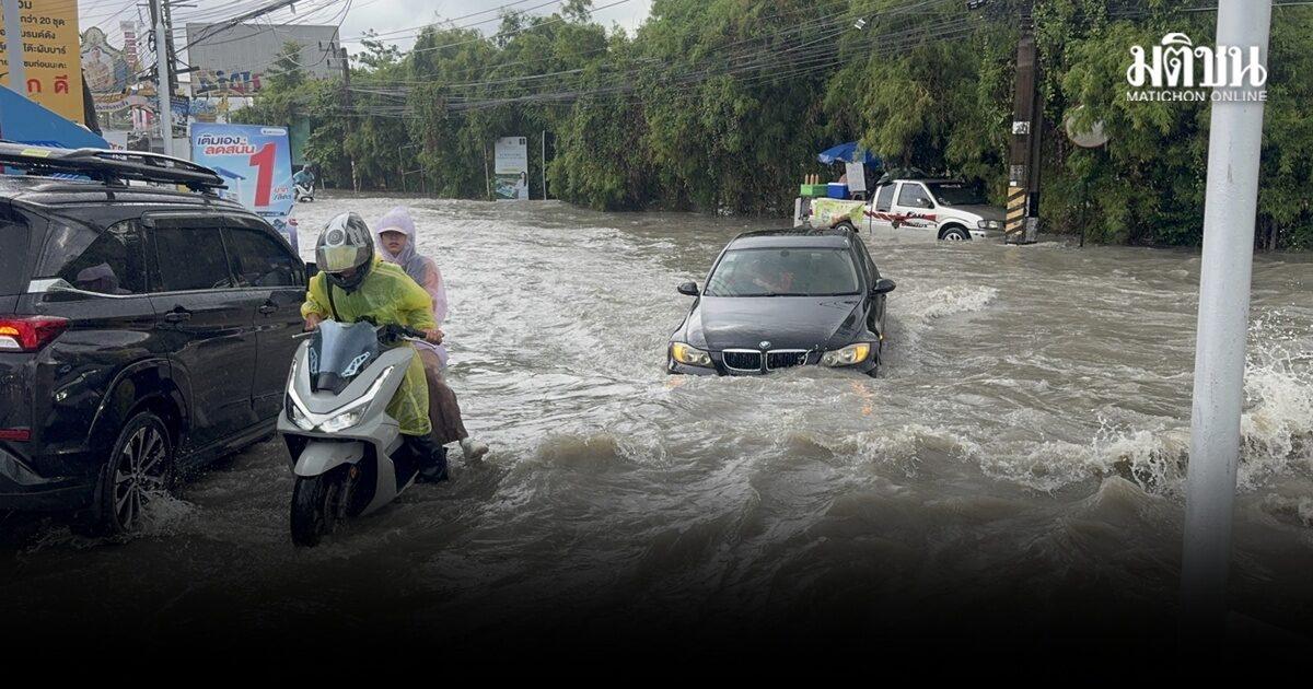 Heavy Rainfall Causes Significant Flooding in Pattaya