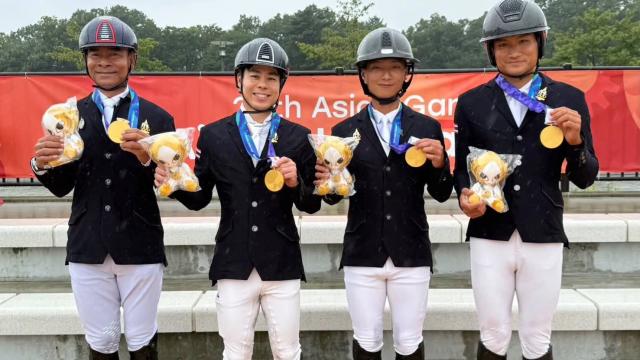 Thai Eventing Team Secures Historic Gold Medal