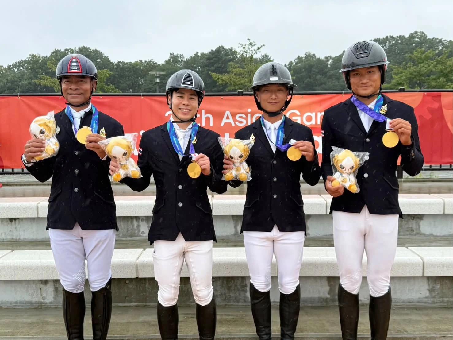 Thai Eventing Team Secures Historic Gold Medal
