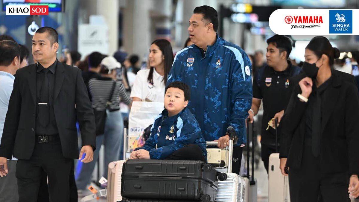 Thai Women’s Volleyball Team Returns Home with Asian Games Bronze