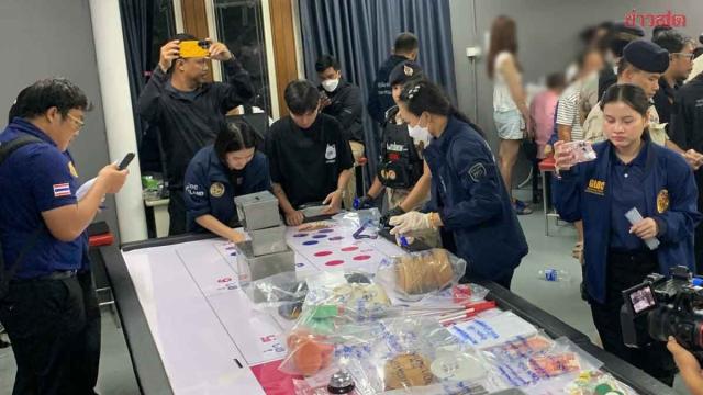 Les autorités démantèlent un tripot clandestin à Din Daeng