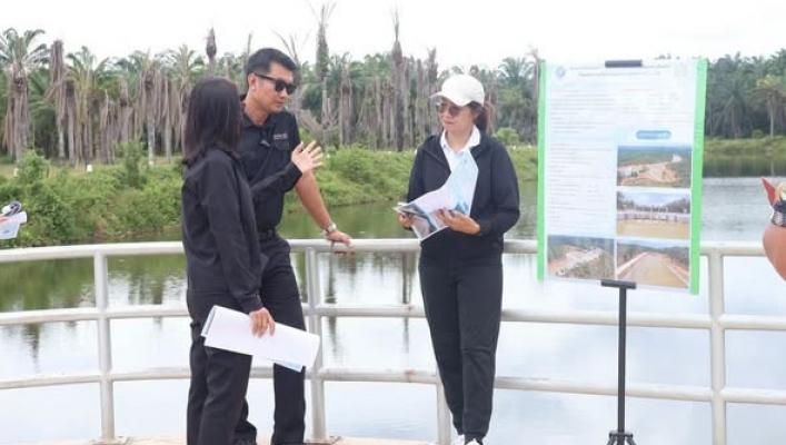 Projekt zur Entwicklung von Wasserressourcen in Khlong Thap Khiam überwacht