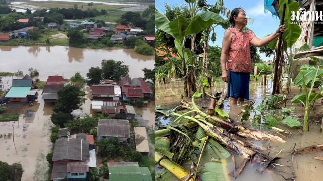 Schnelle Überschwemmungen treffen die Bezirke Bang Ban und Sena in Ayutthaya