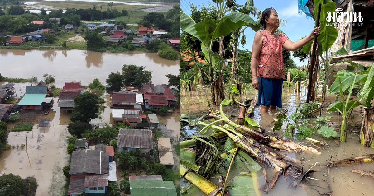 Schnelle Überschwemmungen treffen die Bezirke Bang Ban und Sena in Ayutthaya