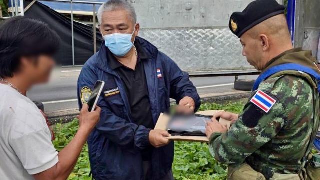 Saisie de marchandises de contrebande d'une valeur de 37 millions de bahts à Prachuap Khiri Khan