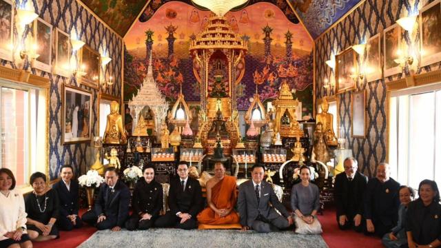 Prime Minister Visits Historic Thai Temple, Outlines Government Priorities