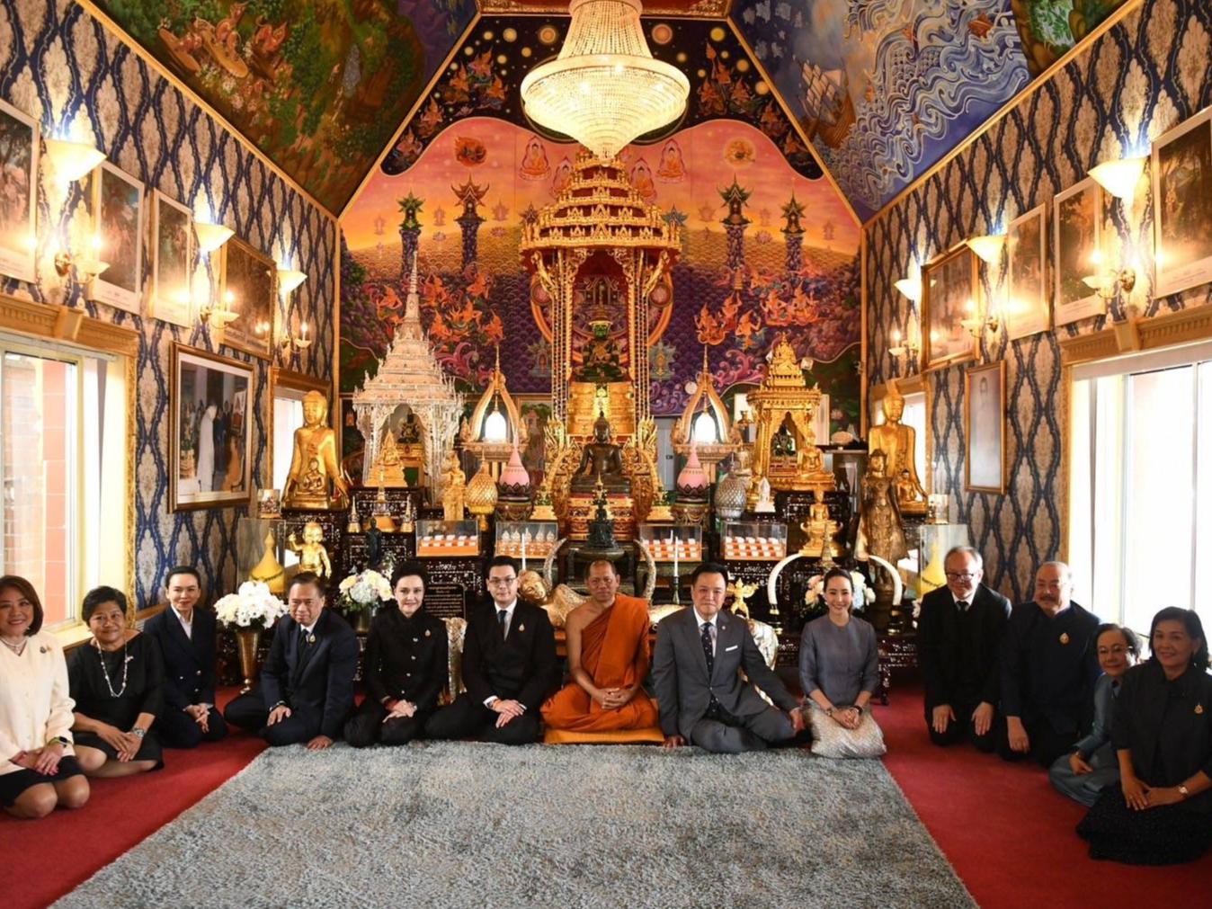 Prime Minister Visits Historic Thai Temple, Outlines Government Priorities
