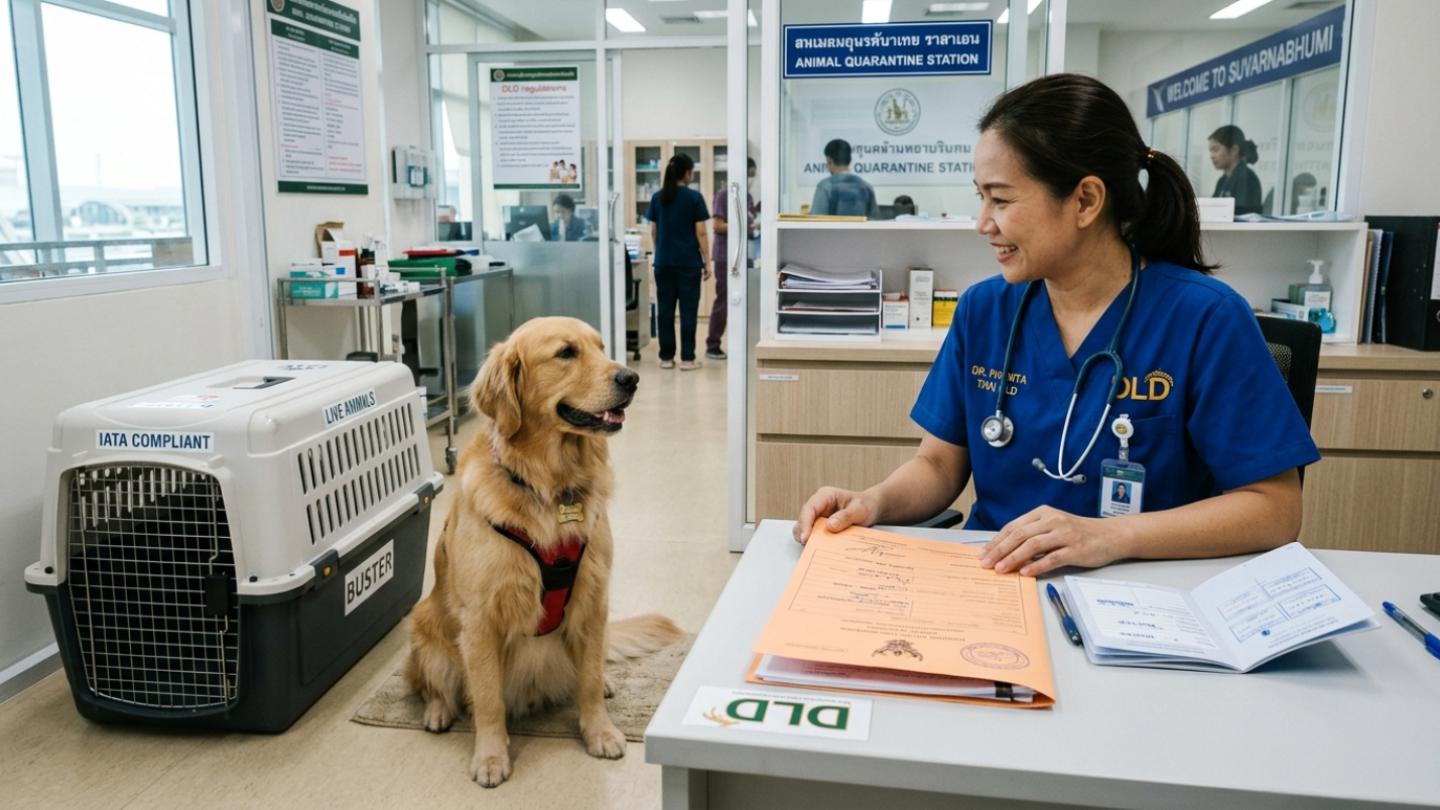 Bringing Your Dog or Cat to Thailand 2026: DLD Veterinary Protocol