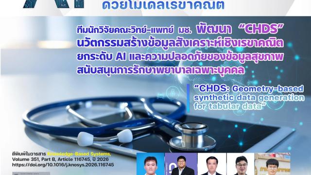 Chiang Mai University Researchers Develop 'CHDS' to Advance Medical AI