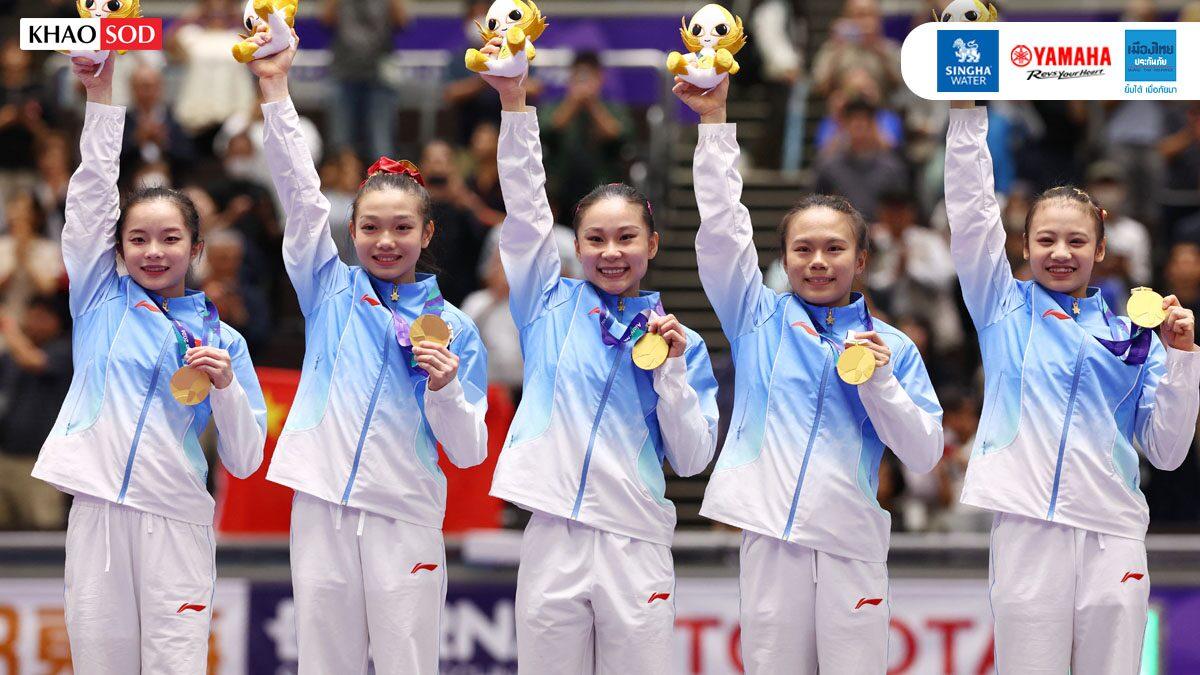 China Secures 14th Consecutive Women's Team Gymnastics Gold at Asian Games