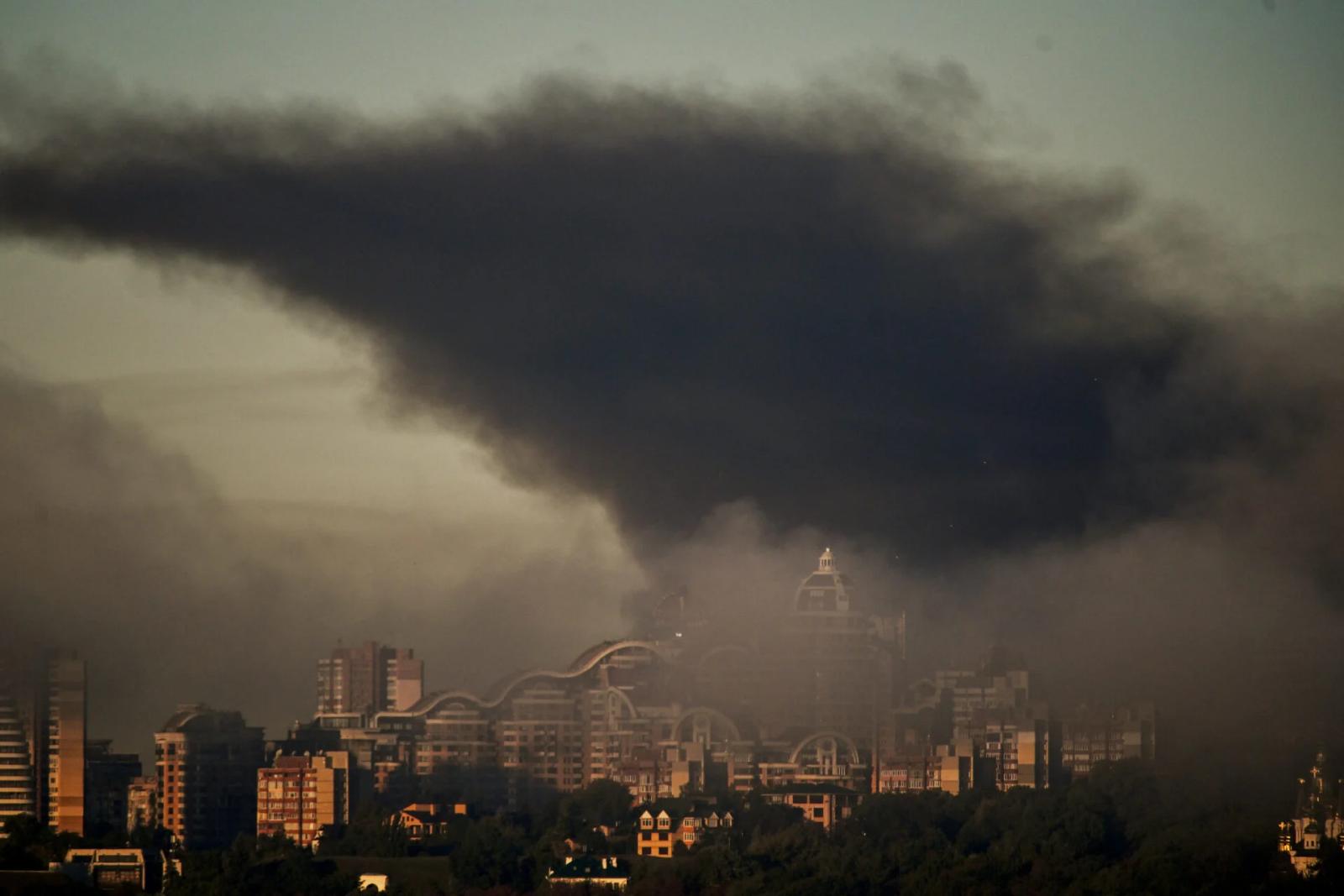 Multiple Explosions Reported in Kyiv