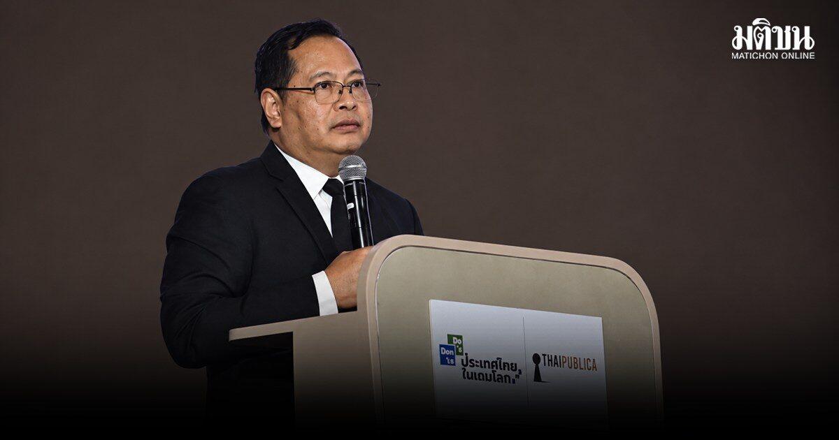 Pakorn Proposes State Reform to Shift from 'Regulator' to 'Facilitator'