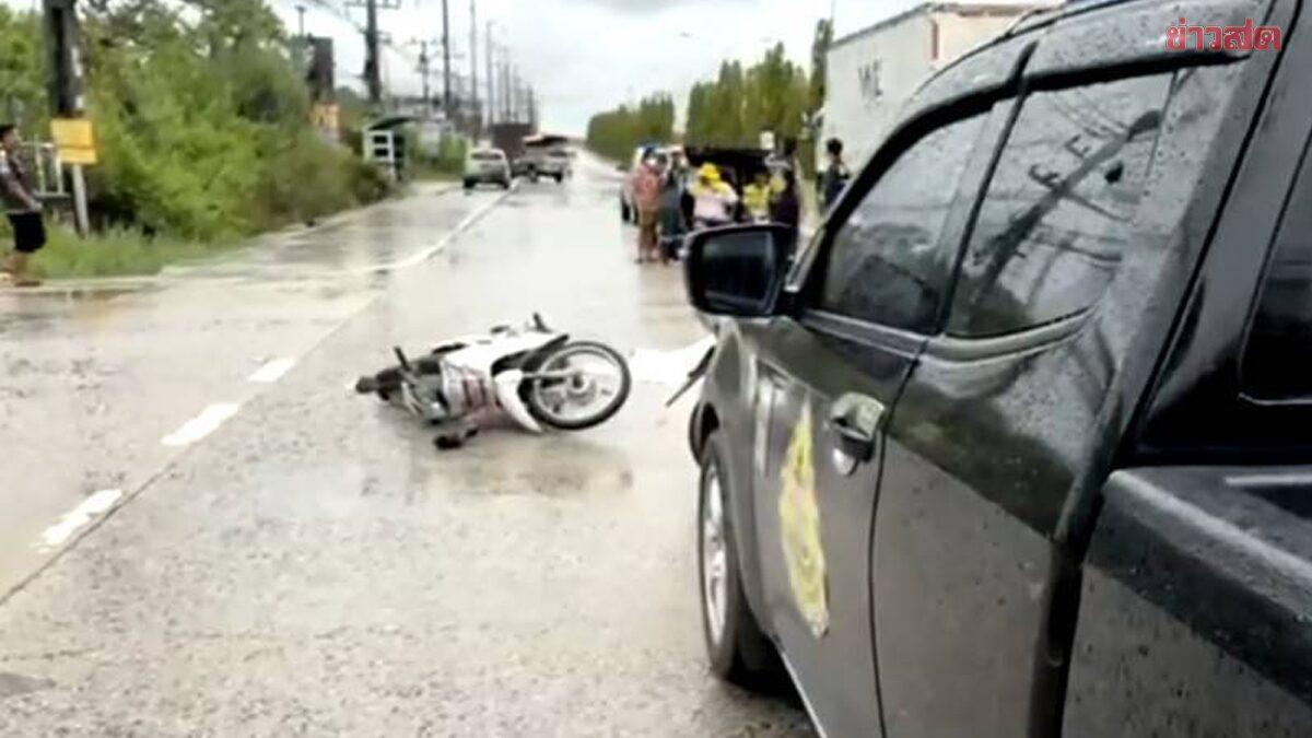 Fatal Motorcycle Accident Involving Truck in Rayong