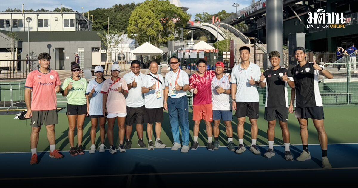 Thai Tennis Team Arrives in Nagoya for International Competition