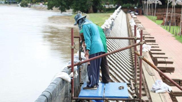 Flooding Impacts Six Districts in Ayutthaya as Chao Phraya Discharge Increases