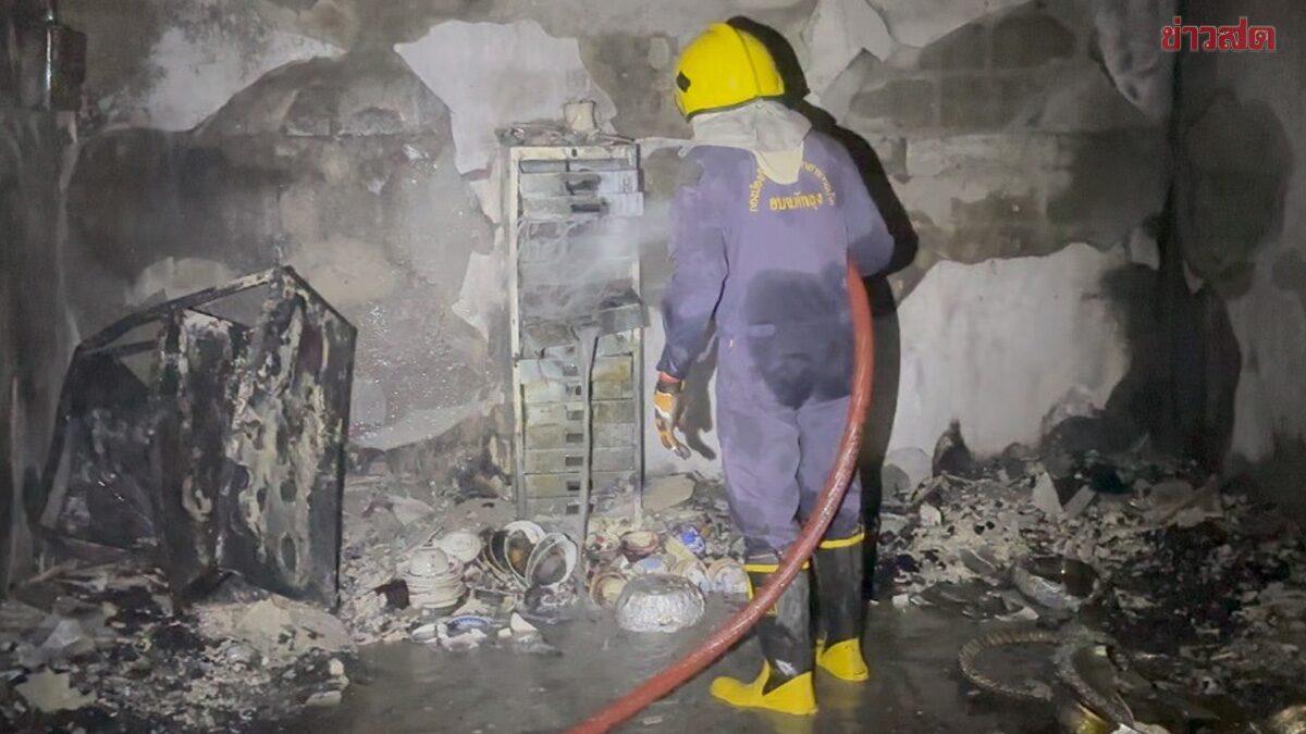 Feuer zerstört Haus eines bekannten Nora-Künstlers in Phatthalung