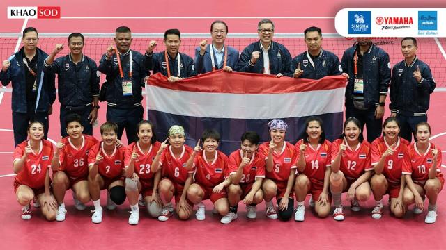 El equipo femenino de sepak takraw de Tailandia obtiene su séptimo título consecutivo