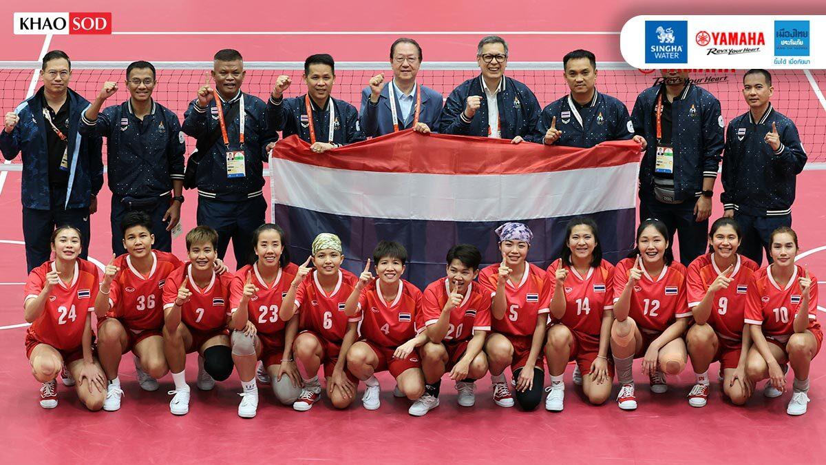 El equipo femenino de sepak takraw de Tailandia obtiene su séptimo título consecutivo