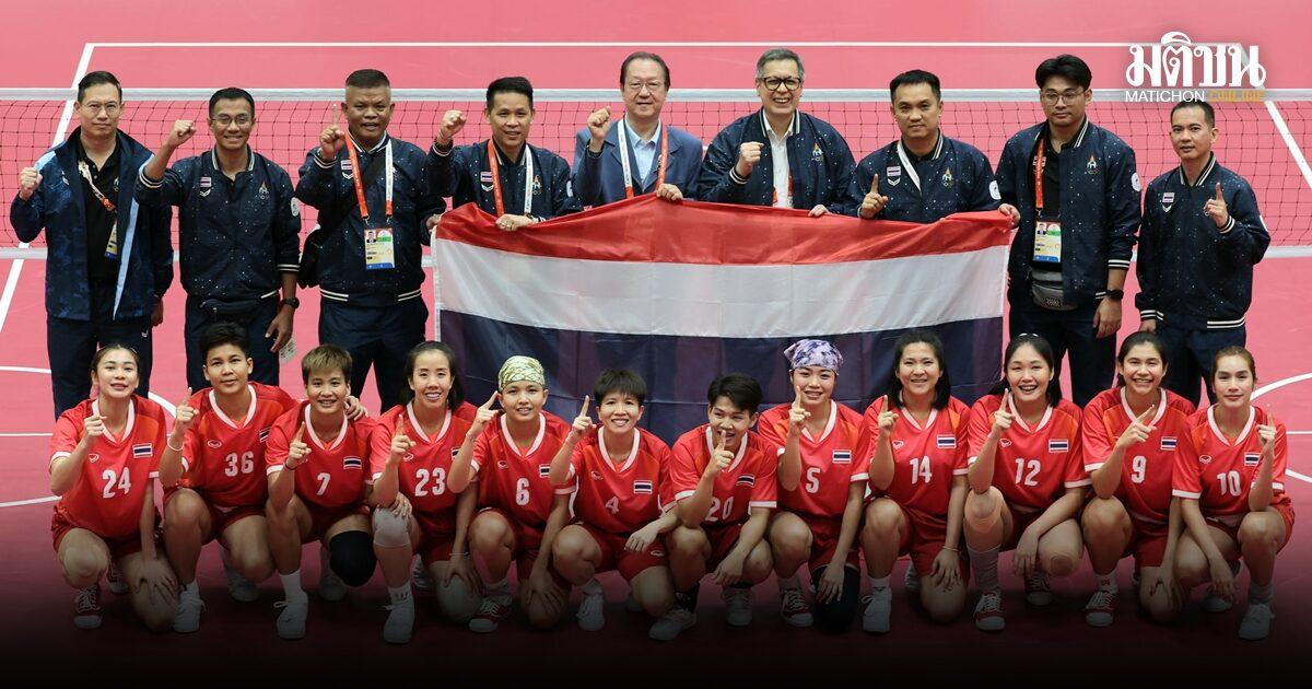 Tailândia conquista a 6ª medalha de ouro no Sepak Takraw feminino por equipes