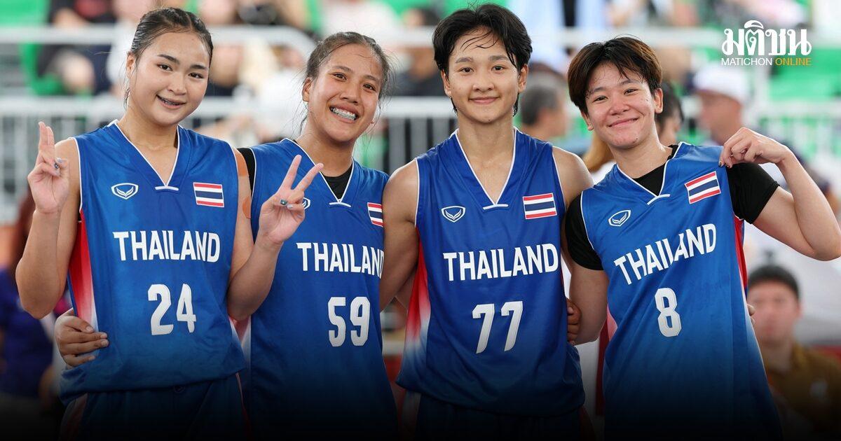 Thailändisches 3x3-Basketballteam der Frauen kämpft bei den Asienspielen um Bronze