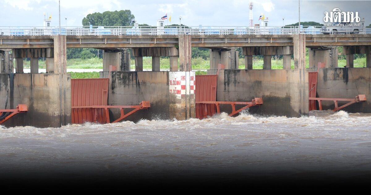 Königliche Bewässerungsbehörde überwacht Regenfälle zur Steuerung des Wasserstands des Chao Phraya