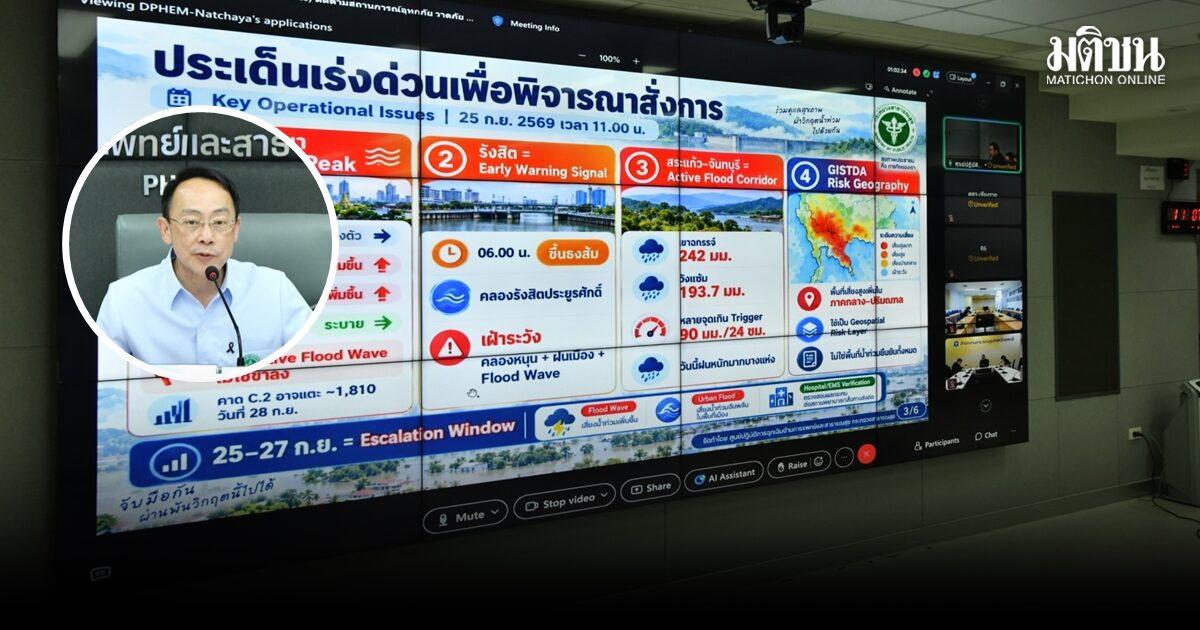 El Ministerio de Salud Pública de Tailandia emite directrices de preparación ante inundaciones