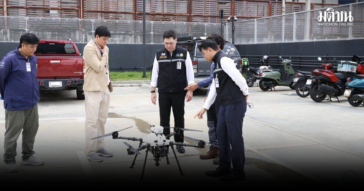 Le Département de contrôle de la pollution inspecte le centre de données Telehouse à Huai Khwang