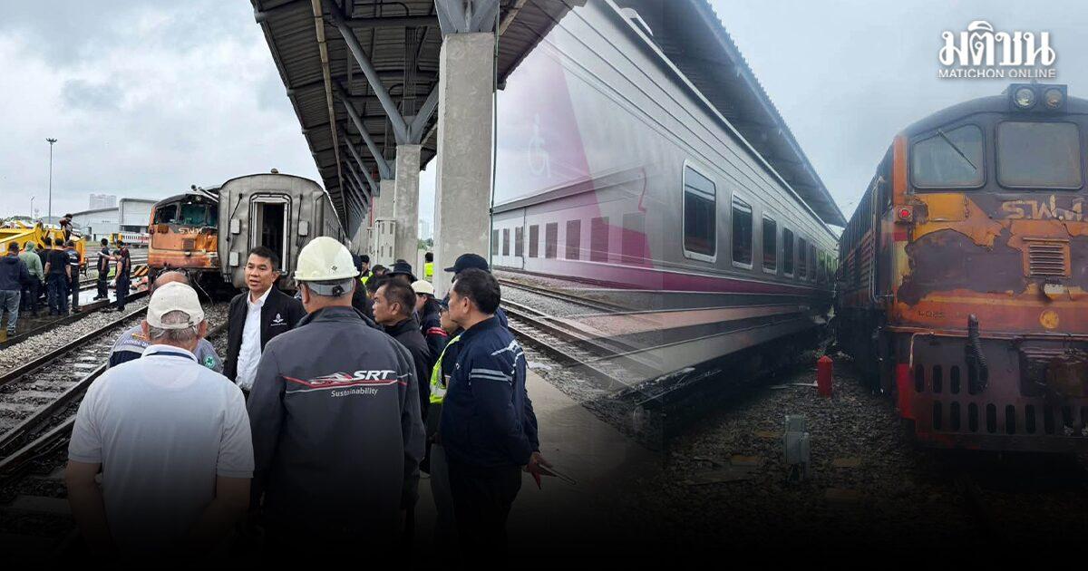 La compagnie ferroviaire thaïlandaise enquête sur une collision de locomotives