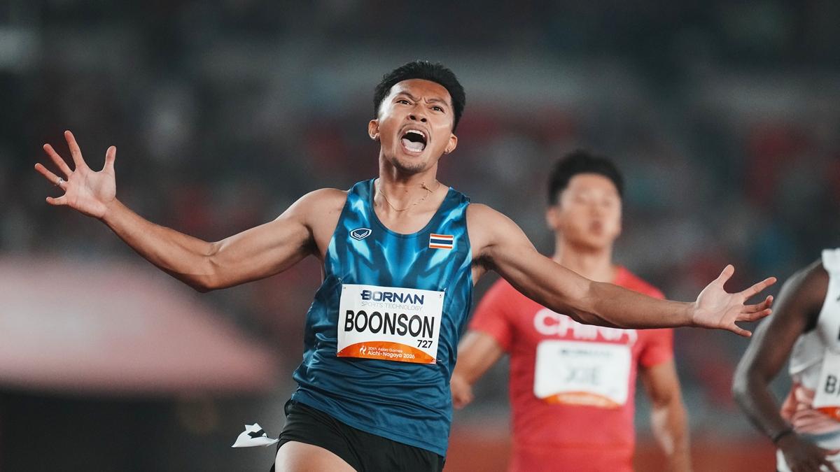 Puripol Boonson asegura un oro histórico en los 100m en los Juegos Asiáticos 2026