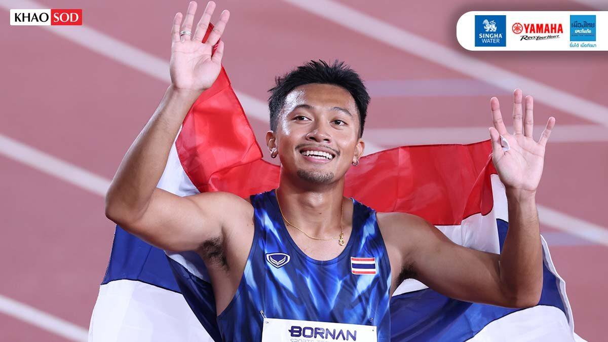 El velocista tailandés Puripol Boonson gana el oro en los Juegos Asiáticos con un tiempo récord