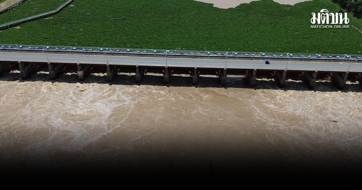 La diga di Chao Phraya aumenta il tasso di scarico; i residenti sono invitati a prepararsi