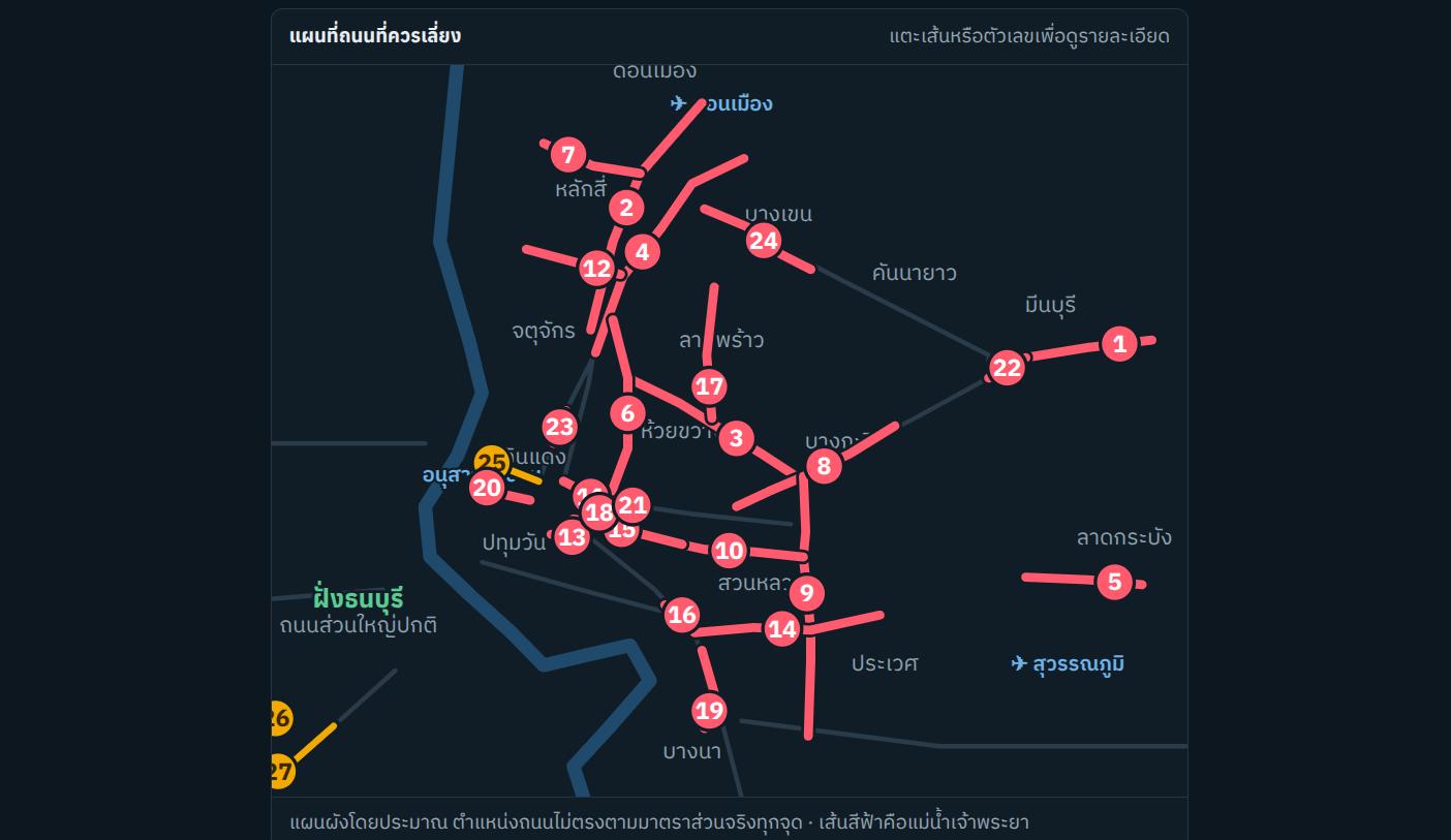Bangkok lance un site web de surveillance des inondations en temps réel