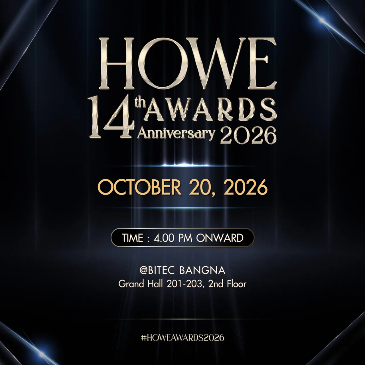 Howe Awards 2026 14th Anniversary