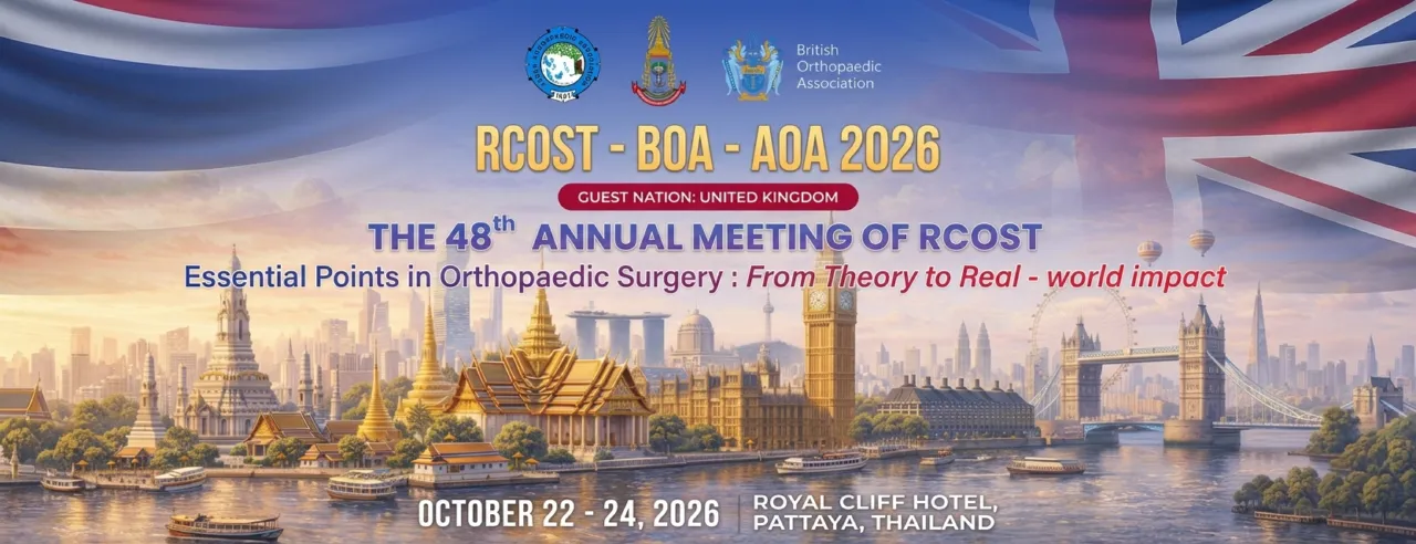 The 48th Annual Meeting of RCOST, Guest Nation: United Kingdom (RCOST-BOA-AOA 2026)